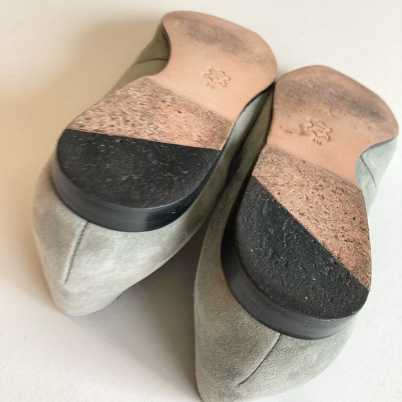 Enzo Angiolini Grey Suede Genuine Leather Loafers size 9 - Picture 12 of 15